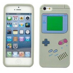 iPhone 5 5S 3D Game Case  (Gray)